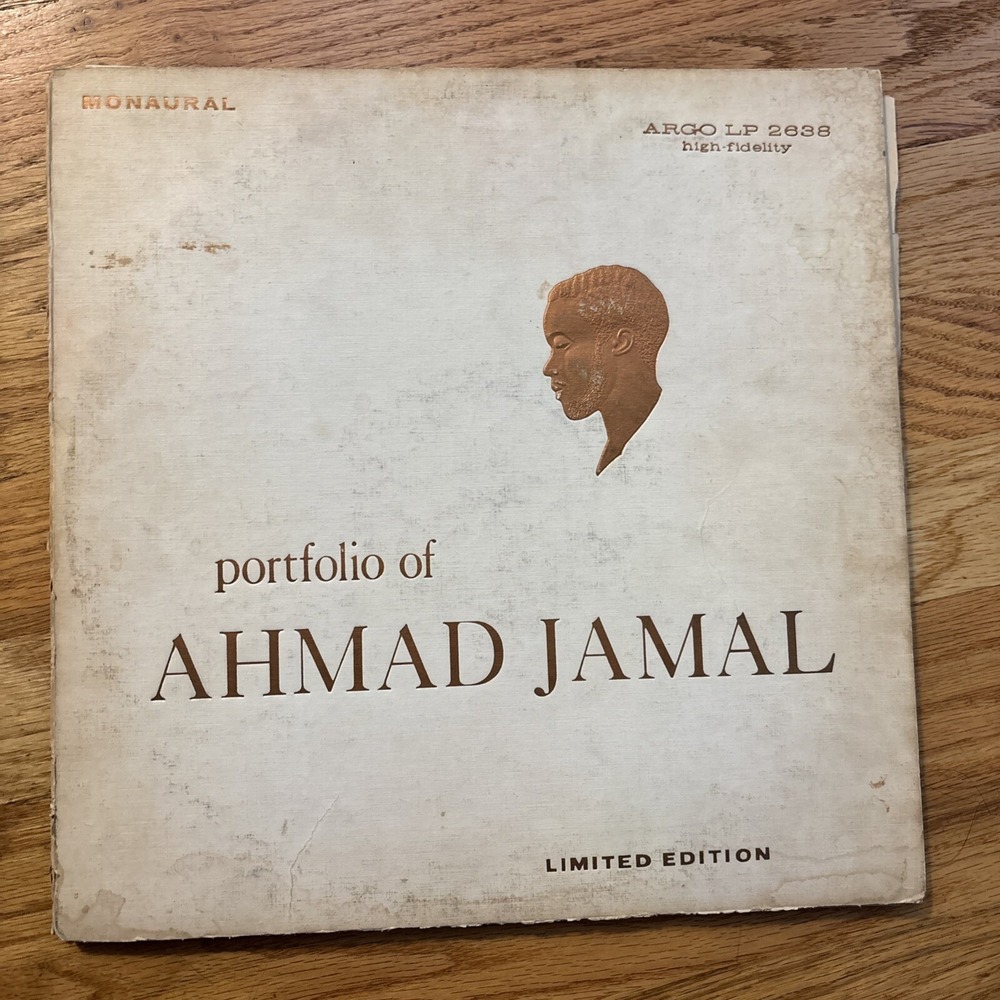 Ahmad Jamal Portfolio Limited Edition 2 LP Vinyl Argo LP 2638 Mono Jazz 1958